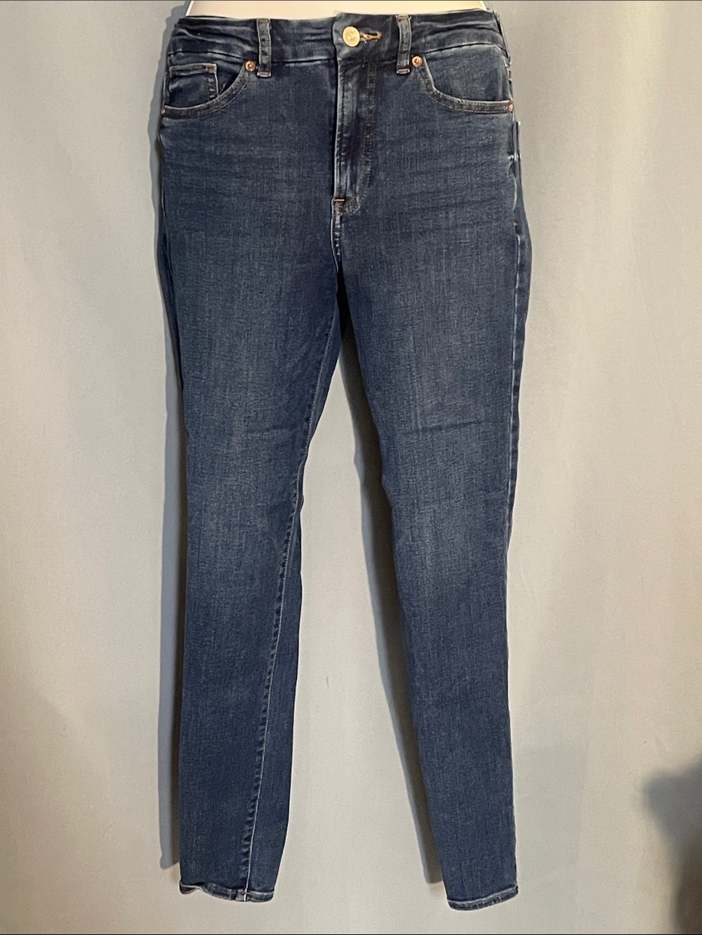 Express Women's Skinny Jeans in Deep Indigo